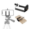 Mobile Phone Holder 1/4 Inch Smartphone Support Cell Phone Clip Universal Cellphone Stand for Tripod Mount Adapter. 