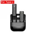 M9 Wireless Lavalier Microphone Plug-Play Noise Reduction Auto-Sync Wireless Lavalier Microphone Noise Cancellation Clear Radio Ultra-Long Life Live Vlog YouTube TikTok for iPhone/iPad Type-C Android Phone Youtuber Live Mini Mic. 