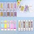 1Set Long Thin Cake Candles Metallic Birthday Candles Long Thin Candles In Holders for Birthday Wedding Party Cake Decorations. 