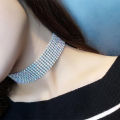 Choker Necklace Exquisite Workmanship Wide Collar Choker Pendant Necklace. 