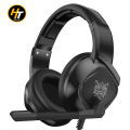 ONIKUMA K19 RGB Gaming Headset Stereo Sound Noise Canceling, Soft Breathing Earmuffs, for PS4, PC, Xbox, - Black. 