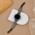 Luxurious Digital Bracelet Watch for Women & Girls - Full Diamond/Stone Studded LED Touch Screen Wristwatch. 