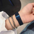 Silver Magnetic Chain Strap Tranding In FACEB00K TIKT0K Watch For Girls & Woman. 