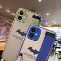 YIWESAN for Infinix S5 Lite Case Fashion Popular Tide With Wristband Thin Frosted Transparent Hard Full Cover Camera Silicone Softcase Pattern Casing Shockproof Protection Cases. 