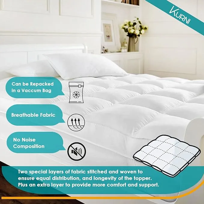 Mattress%20Toppers%204%20Inch%20Thick%20White,%20Double%20Bed%20Soft,%20Machine%20Washable,%20Foldable%20and%20Portable,%20Noiseless%20Composition%20with%20Four%20Sided%20Anchor%20Corner%20Straps%20Size%20-%20Image%203
