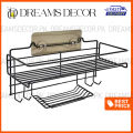Multipurpose Bathroom Accessories shelf Wall Mounted Organizer Shampoo Storage Rack holder. 