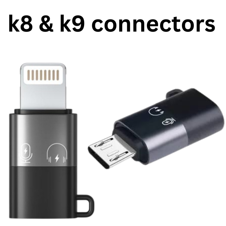 Wireless Microphone Connector Type C to IOS for Wireless Mic Lavalier Connector For K8 - K9 Mic