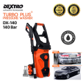 Dextro DX-140 Turbo Pressure Washer Water Pump Car Washer - 140 Bar - Auto Start (6 Months Warranty). 