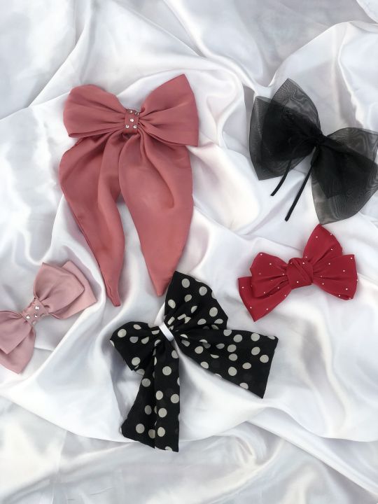 Big,Small all sizes bow korean hairclip for cute girls and women high quality | hair accessories | 2024 new style for girls
