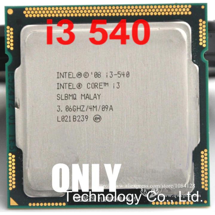 Intel core i3 540 1st Gen cpu chip processor