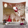 2021 Christmas Tapestry Wall Hanging Decorative Cloth Christmas Tree Home Decor Table Cloth Beach Towel for Bedroom Living Room TV Backdrop Dorm Decor Living Room. 