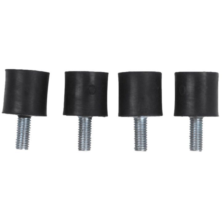 Uxcell 15x15mm Rubber Female M5 Mount Isolator Replace Anti Vibration Pads Flat 2pcs