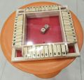 Shut the Box Wooden Board Game 4 Sided 1-10 Numbers Brown and Multicolor Wood For Party Family Kids Toys Recreation Toy. 