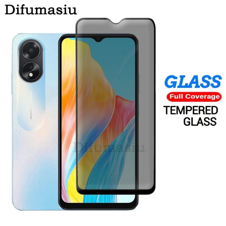 Privacy Tempered Glass For OPPO A18 Anti Peeping Screen Protector