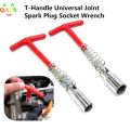 Universal 16mm/ 21mm Spark Plug Removal Tool Spanner Socket Wrench T Grip Handle Flexible Spanner Socket T Handle T Bar. 