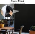 Black PVC Sticker Wallpaper Vinyl Sheet for Glass Door, Bathroom, Home, Office - Colormate PVC Vinyl Frosted Window Self Adhesive Privacy Glass Film for Window Glass - 10 Sheets (PVC Black Matt 8 x 8 Inches). 