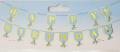 HAPPY BIRTHDAY BANNER IN BLUE COLOR - BLUE COLOR BIRTHDAY PARTY BANNER. 