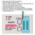 EZP2023 USB High Speed Programmer SPI FLASH 24 25 93 BIOS Chip Programming Kit. 