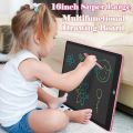 8" | 10" | 12" | 16" Multicolor Display LCD Drawing Writing Tablet for Kids & Adults with Pen | Eraseable Colorful E-writer Digital Memo Pad. 