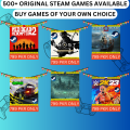 All PC Games Available (STEAM). 