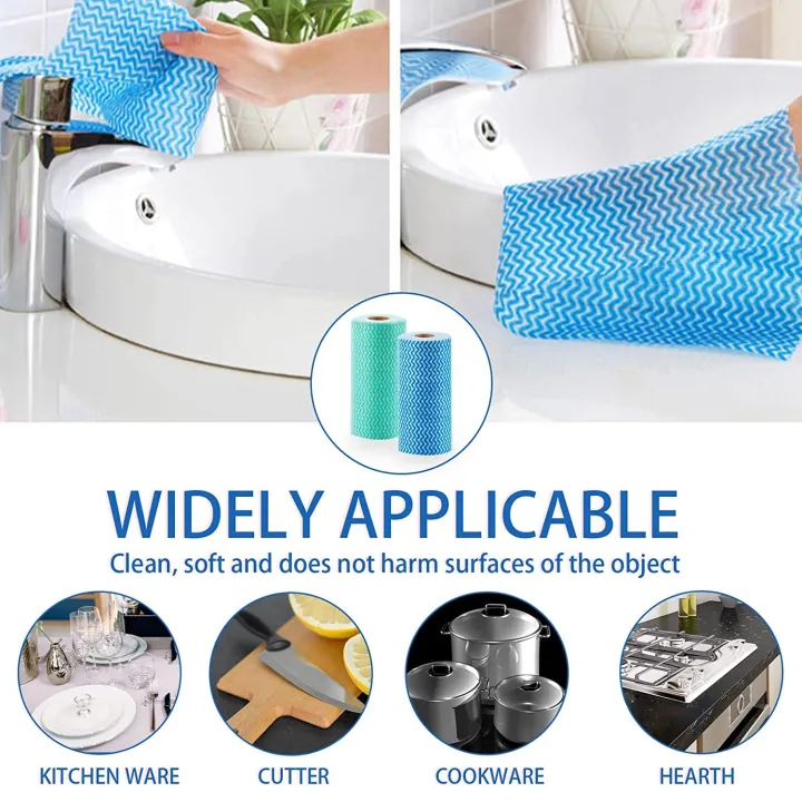 Kitchen%20Tools%20Dishcloth%20Disposable%20Oil-free%20Reusable%20Dish%20Towels%20Scouring%20Pads%20Kitchen%20Cloth%20Rolls%20Cleaning%20Rags%20-%201%20Roll%20x%20100pcs%20-%20Image%207