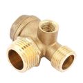 1 Three-Way Air Compressor Check Valve Direct Connection Air Compressor Check Valve,Valve Port: 20mm 16mm 10mm. 