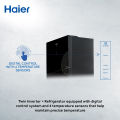 Haier 12 Cu Ft / Inverter Antibacterial / HRF-346IARA+ ( Digital Control Panel + Turbo Fan + 4 Temperature Sensors+ABT Technology + Inverter Compressor + Glass Door ) Red Colour Refrigerator / 10 Years Warranty. 
