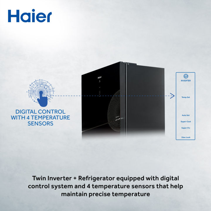 Haier%2012%20Cu%20Ft%20/%20Inverter%20Antibacterial%20/%20HRF-346IARA+%20(%20Digital%20Control%20Panel%20+%20Turbo%20Fan%20+%204%20Temperature%20Sensors+ABT%20Technology%20+%20Inverter%20Compressor%20+%20Glass%20Door%20)%20Red%20Colour%20Refrigerator%20/%2010%20Years%20Warranty%20-%20Image%206