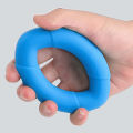 Combo Round Rubber Hand Grip Strengthener, Custom Finger exerciser, Grip Strength Trainer Silicone Expander Rings Fing.. 