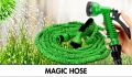 100 Feet Expanding Magic Hose with Gun Water Garden Pipe Green Flexible Expandable Garden Water Hose. 