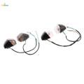 LED Turn Signal Lights Indicator Lamp for Honda CBR250Rr MC22/CBR400Rr NC29 - Transparent. 