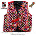 Pakistani Sindhi Traditional & Cultural Party Wear Waistcoat Koti for Ladies Women Embroidered Multicolour Embroidery  Waist Coat. 