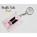 BTS girly logo keychain bts accessories Keychain. 