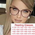 Anti Blue Light Farsightedness Glasses Women Reader Eyeglass Frames 2021 Transparent Fashion Cat Eye Optical Glasses Plus 0 ~ +6. 