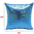 Magic Reversible Sequin Cushion Filled With Ball Fiber Polyester - Random Colors. 