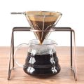 V60 Espresso Coffee Filter Net Stainless Steel Dripper Filter Cup Holder Drip Coffee Maker Kitchen Accessories. 