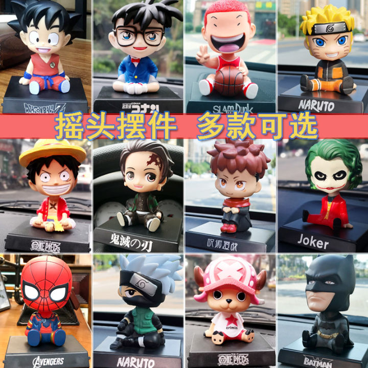 Cartoon Creative Car Decoration Shaking Head Doll Car Interior Supplies Decoration Doll Anime Peripheral Style Complete