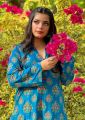 Bindi Style 2-Piece Block Printed Ready-to-Wear Dress for Women. 