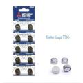 10 pes pack Mitsubishii LR44 Alkaline Button Cell Battery, AG13 Button Cell Batteries. 