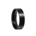 Fashion Stainless Steel Couple Rings Jewelry Minimalism Gold Plated Wedding Rings 18k Couple Stainless Steel Rings for Women Men. 