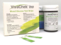 Pack of 50 viva check ino Test Strips  for testing  and monitoring sugar. 