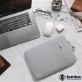 Tomtoc Versatile A13 360 Protective Laptop Sleeve for 12" MacBookk, 10.9"-11" IPadd | Gray. 