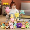 Pokemon Gifts For The New Year Anime Doll Pikachu Charmander Squirtle Bulbasaur Plush Doll Eevee Mewtwo Jigglypuff Stuffed Toys. 