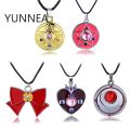 【ALLGOOD】Cosplay Jewelry Sailor Moon Key Chain Sailormoon Heart Moon Bow Pendant Keychains Key Ring Car Keychain Women Girl Gift. 