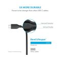 ANKER Power line + 3 Ft USB to Type C 3.0 Super Fast Branded Cable Type C. 