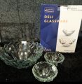 Set of 7 Glass Bowls ,custard set. 
