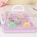 Cake Stand, with Lid Cover Handle Multi Purpose Cake Storage Container Wedding. 