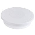 Rotating Cake Turntable White Cake Stand Spinner for Cake Decorations, Pastries, Cupcakes. 