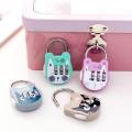 Lock Handbag Safe Lock Locker Combination Lock Secure Luggage Lock Cute Cat Code Lock Mini Travel Padlock. 