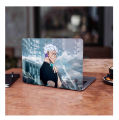 Gojo Satoru Aesthetic  - Laptop back cover / skin / sticker for girls / boys - Vinyl Sticker Decal - For All Laptops - Sizes 13 13.3 14.6 15 15.4 15.6 inches Laptop. 